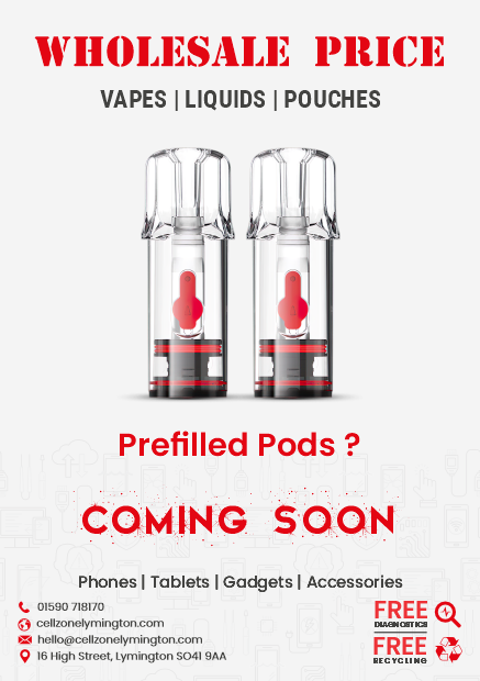 Prefilled Pods - Wholesale Price - Coming Soon
