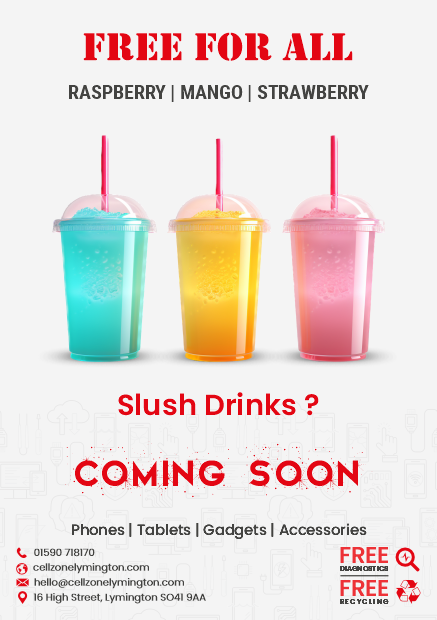 Slush Drinks - Free For All - Coming Soon